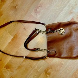 Michael Kors leather purse - barely used.